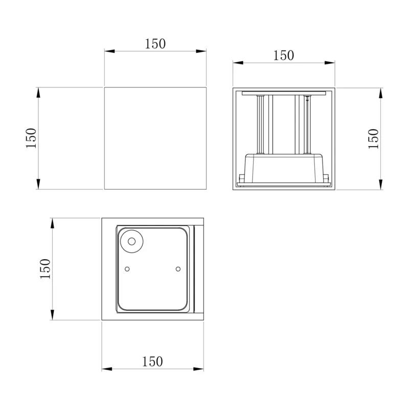 Архитектурная подсветка Фултон / Fulton 3000К 20Вт IP 54 Maytoni O572WL-L20GR3K 8