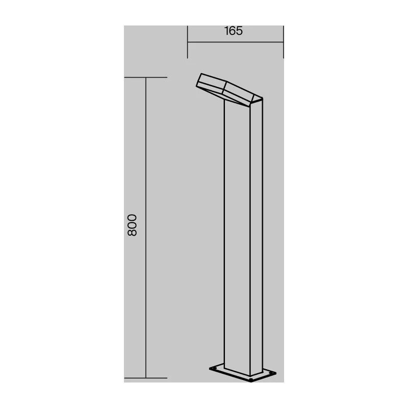 Ландшафтный светильник Шаг / Paso 3000К 12Вт IP 54 Maytoni O595FL-L12B3K 9