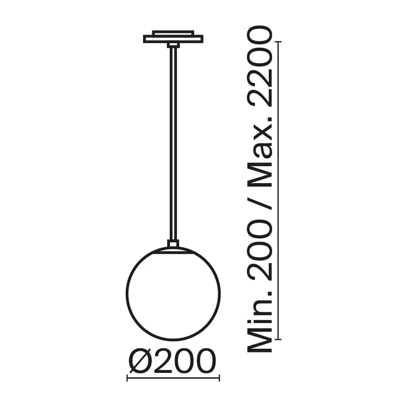 Подвесной светильник Луна / Luna 4000К 5Вт Maytoni P039PL-5W4K-20INS-B 3
