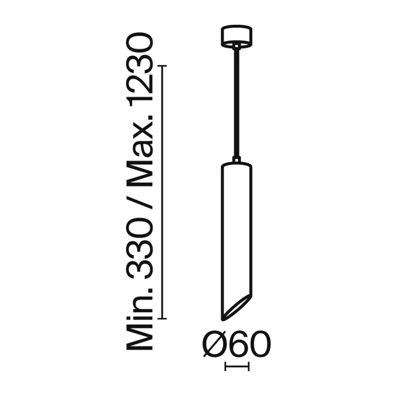 Подвесной светильник Липари / Lipari GU10х1 Maytoni P044PL-01-30GU10-B 2