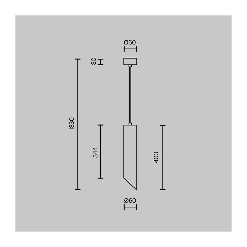 Подвесной светильник Липари / Lipari GU10х1 Maytoni P044PL-01-40GU10-B 2