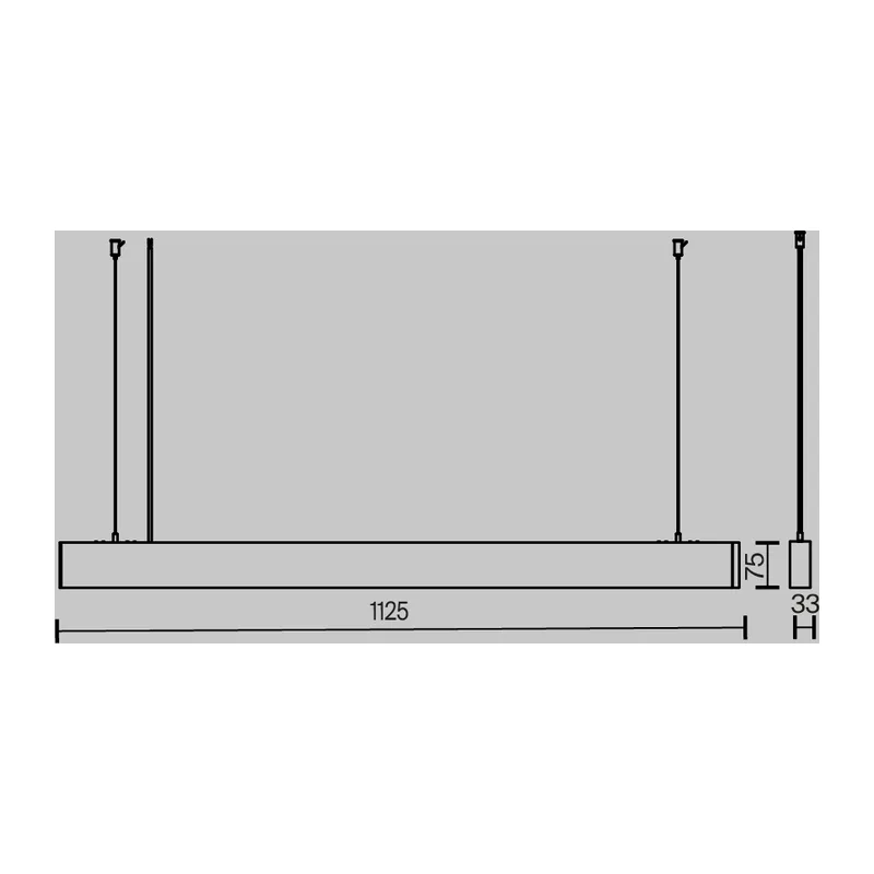 Подвесной светильник Базис / Basis 2700-6000К 36Вт Maytoni P051PL-36W2.7-6K-B 2