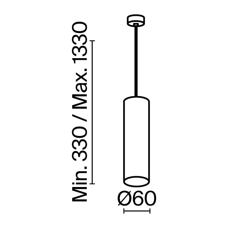 Подвесной светильник Фокус / Focus GU10х1 Maytoni P075PL-01MG 5