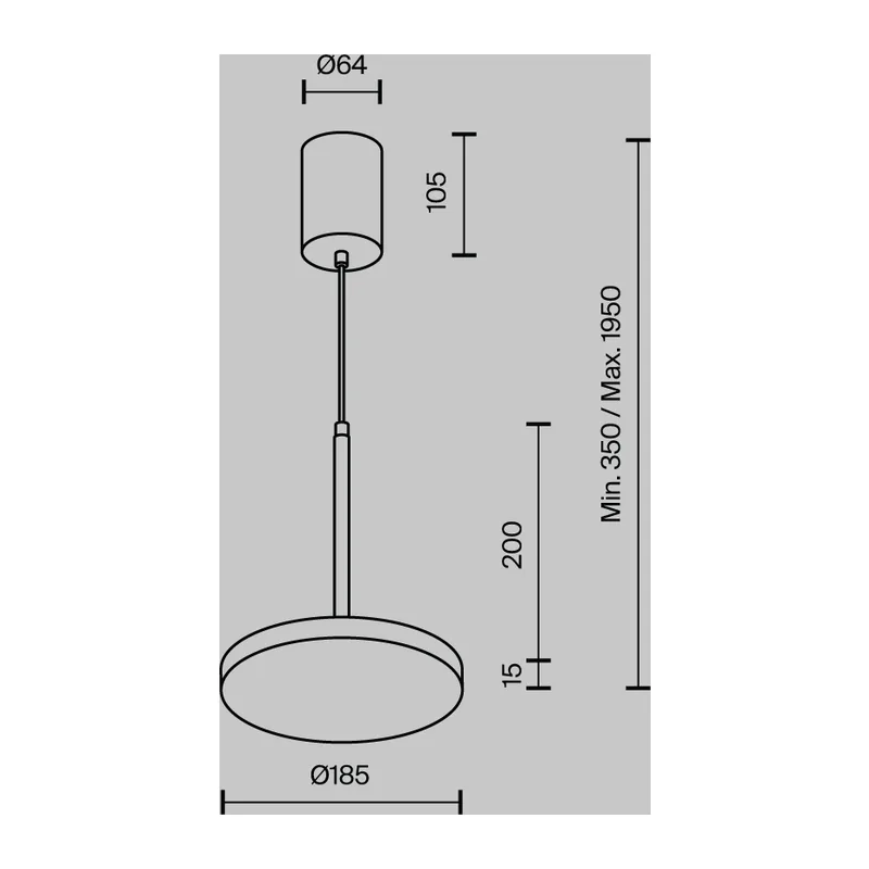 Подвесной светильник Плато / Plato 4000К 12Вт Maytoni P076PL-L12W4K-W 14