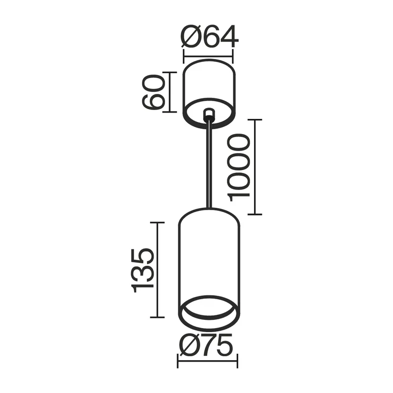 Подвесной светильник Вол / Vol 3000К 20Вт Maytoni P100PL-20W3K-W 7