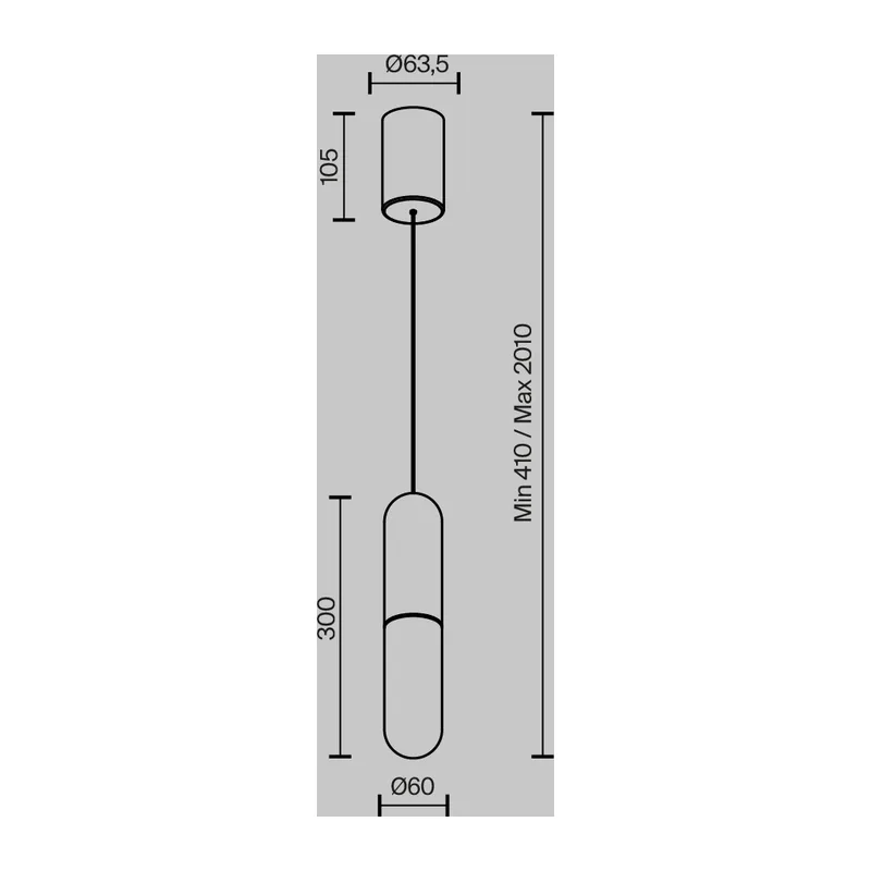 Подвесной светильник Мист / Mist 3000К 12Вт Maytoni P101PL-L300-12W3K-B 14