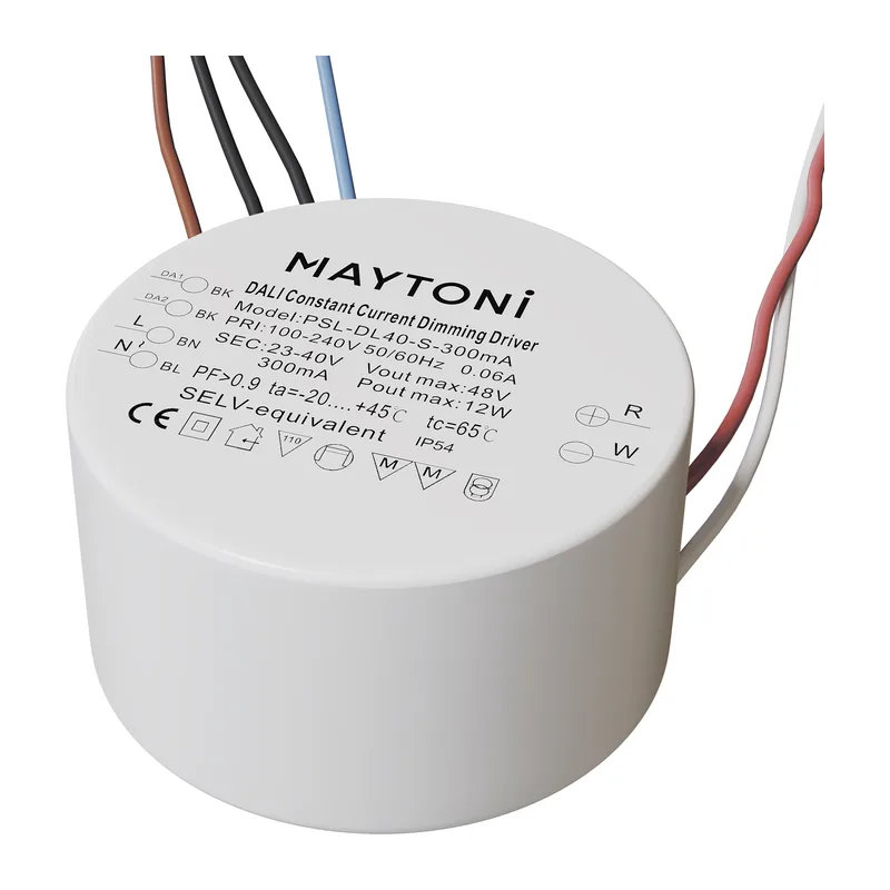 Источник питания DALI DT6 12Вт IP54 Maytoni PSL-DL40-S-300mA