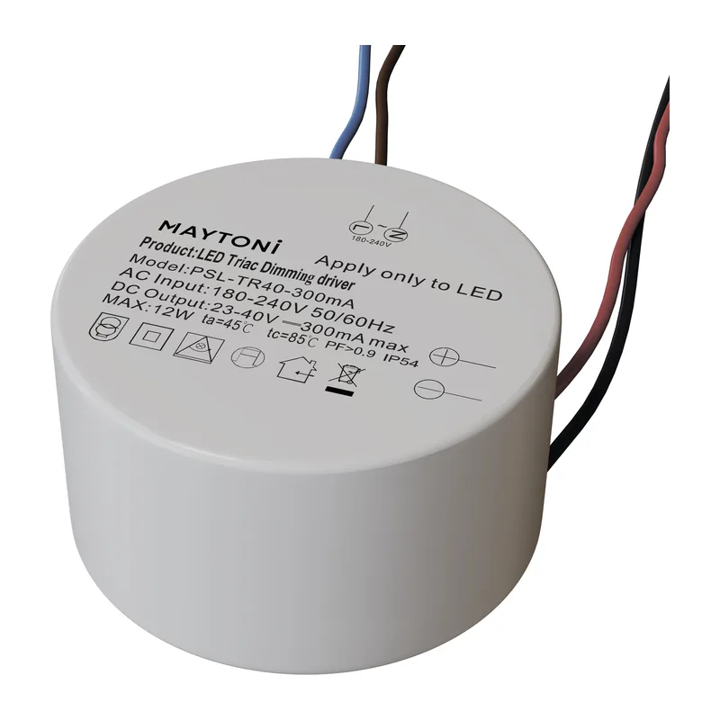 Источник питания TRIAC 12Вт IP54 Maytoni PSL-TR40-300mA