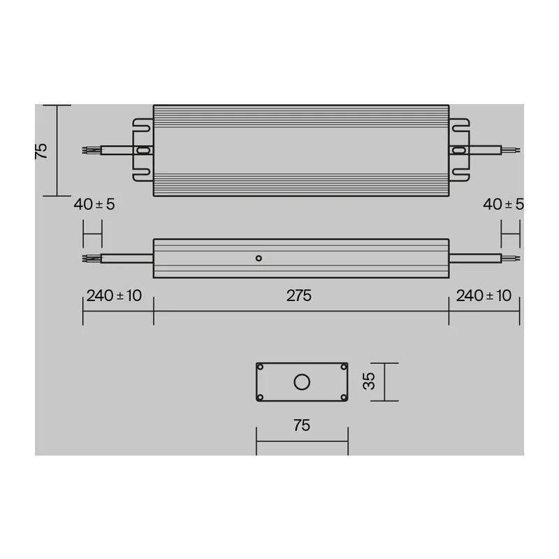 Источник напряжения 48В 250Вт IP67 PSL008 Maytoni PSL008-250W-48V-IP67 6
