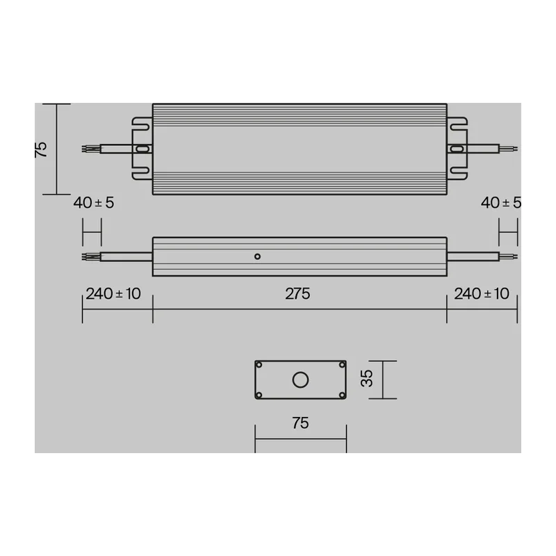Источник напряжения 48В 300Вт IP67 PSL008 Maytoni PSL008-300W-48V-IP67 4