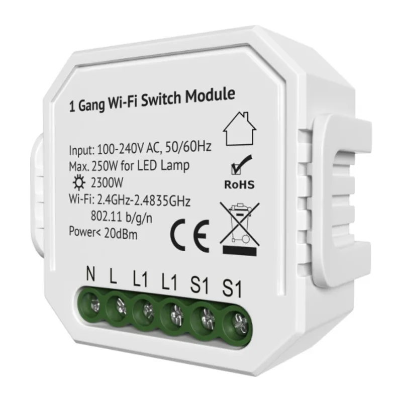 Wi-Fi реле Denkirs Relay | РИЛЭЙ RL1001-SM/1