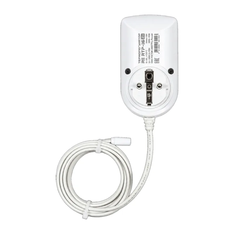 Терморегулятор розеточный RE RTP-16 2М c TFT-матрицей 3