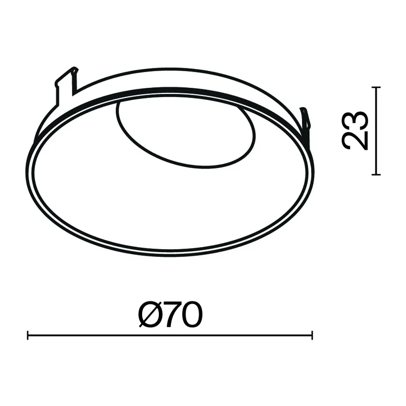 Декоративная рамка-отражатель для светильников серии Образ / Wise Maytoni Ring057-10-MG 2