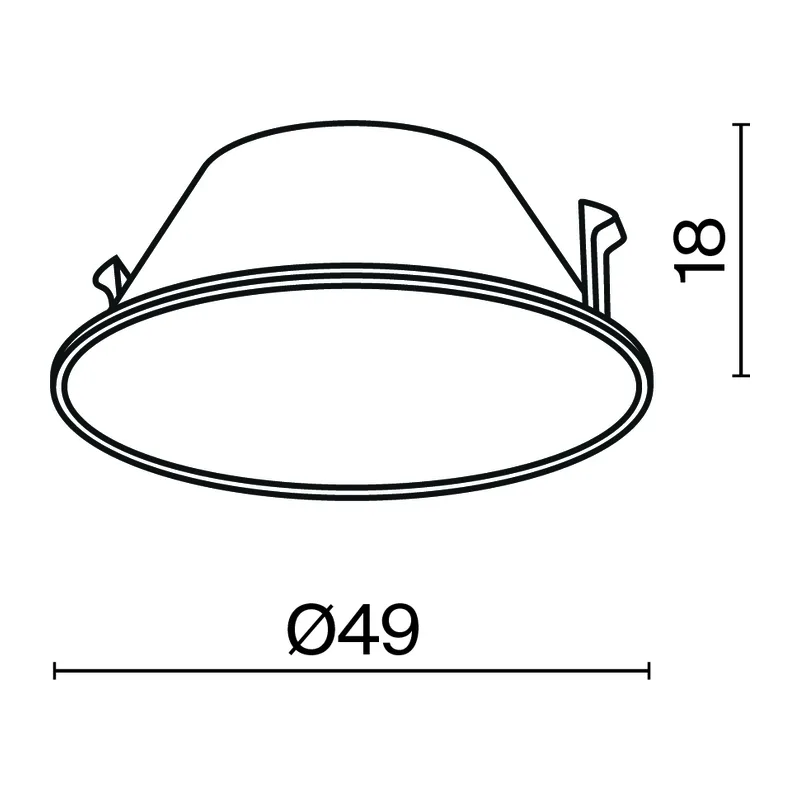Декоративная рамка-отражатель для светильников серии Образ / Wise Maytoni Ring057-7-MG 2