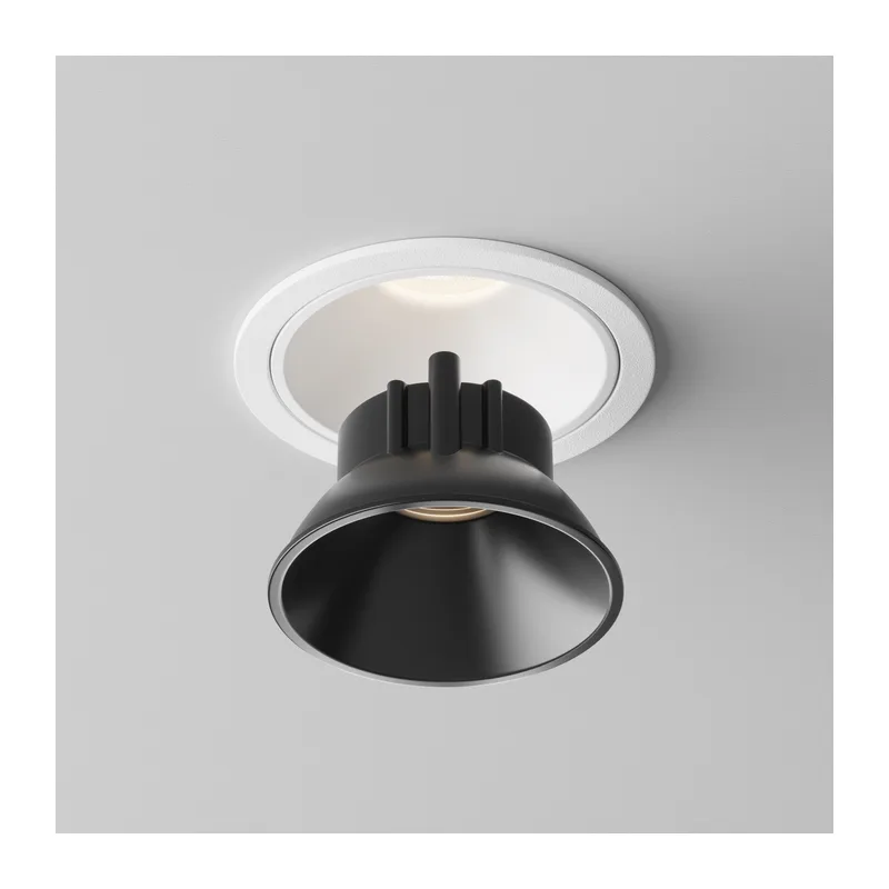 Декоративная черная рамка-отражатель для светильников серии Альфа / Alfa LED Maytoni Ring8-10W-RD-B 3