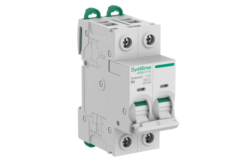Systeme9 Автоматический выключатель (АВ) B 4A 2P 6kA 400В 2