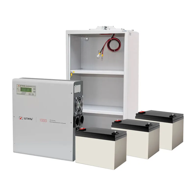 Комплект ИБП Штиль SW1000L (1000 ВА/900 Вт) c АБ на 2 ч 2