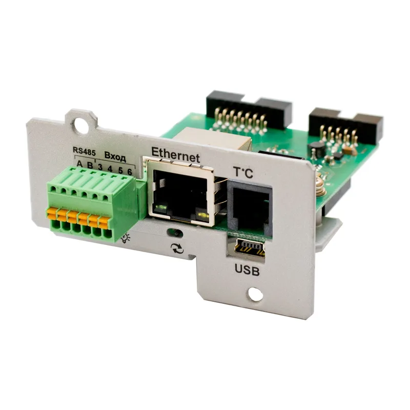 Карта мониторинга IC-SNMP/mini-USB 2