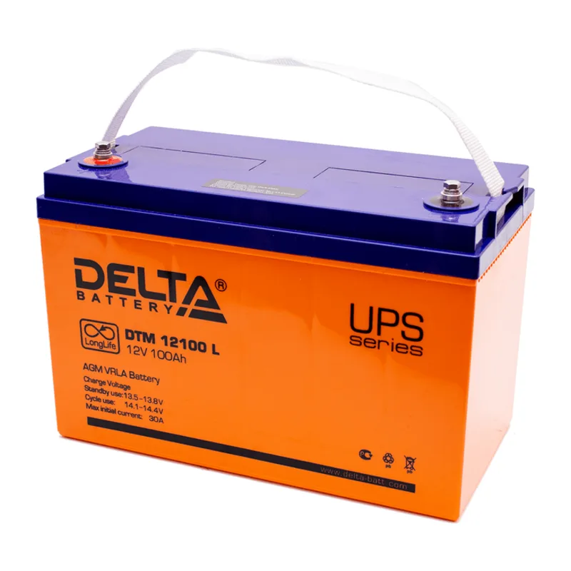 Аккумулятор Delta DTM 12100 L (12 В 100 Ач)