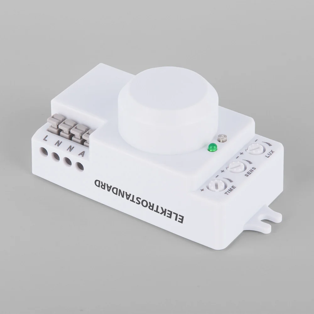 Микроволновый датчик движения 10м 1200W 360° IP20 Белый SNS-M-13 белый Elektrostandard