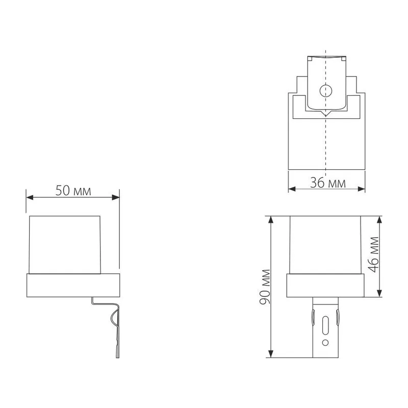 Датчик освещенности 1200W IP44 SNS L 06 Elektrostandard 5