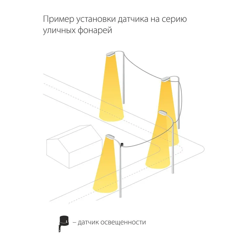 Датчик освещенности 5500W IP44 SNS L 07 Elektrostandard 5