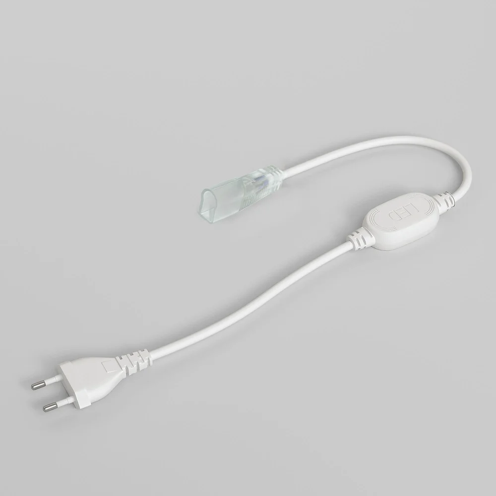 Сетевой шнур для одностороннего светодиодного гибкого неона 220V 2835 SSH-1 Elektrostandard