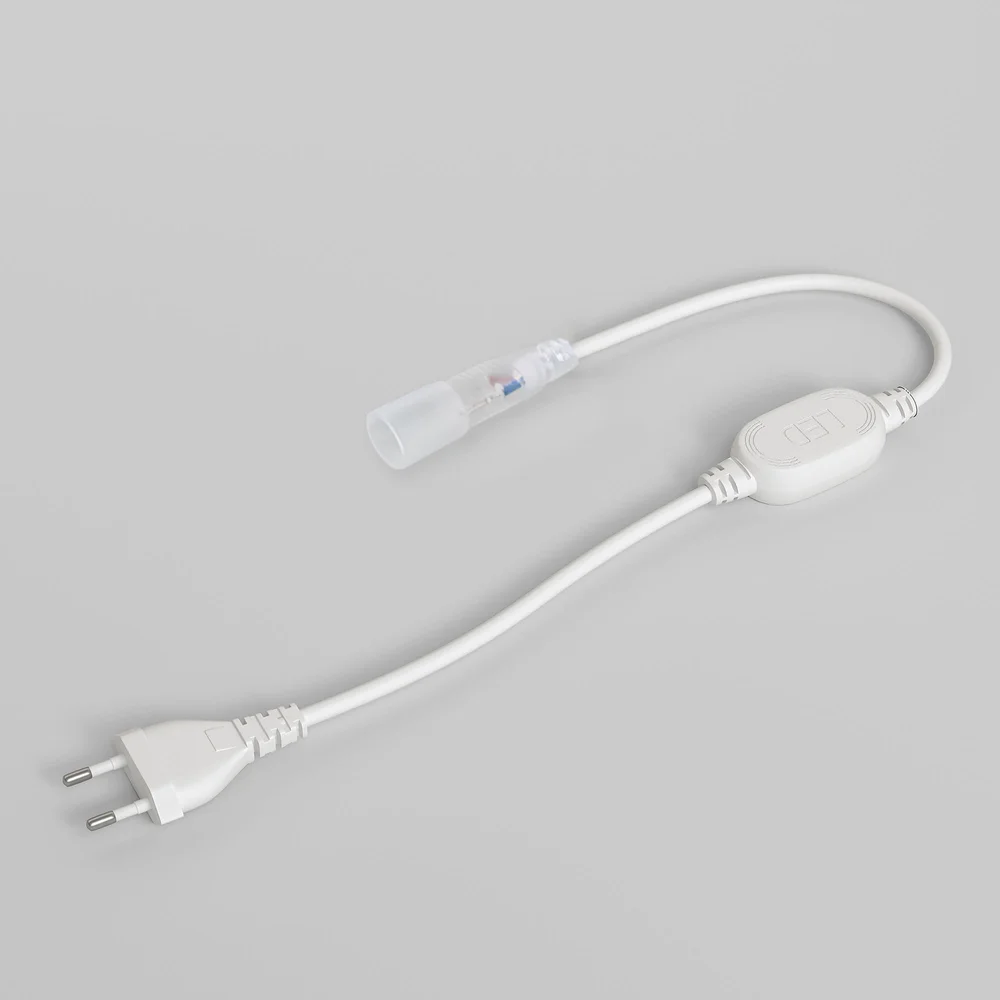 Сетевой шнур для круглого светодиодного гибкого неона 220V 2835 SSH- 6 Elektrostandard