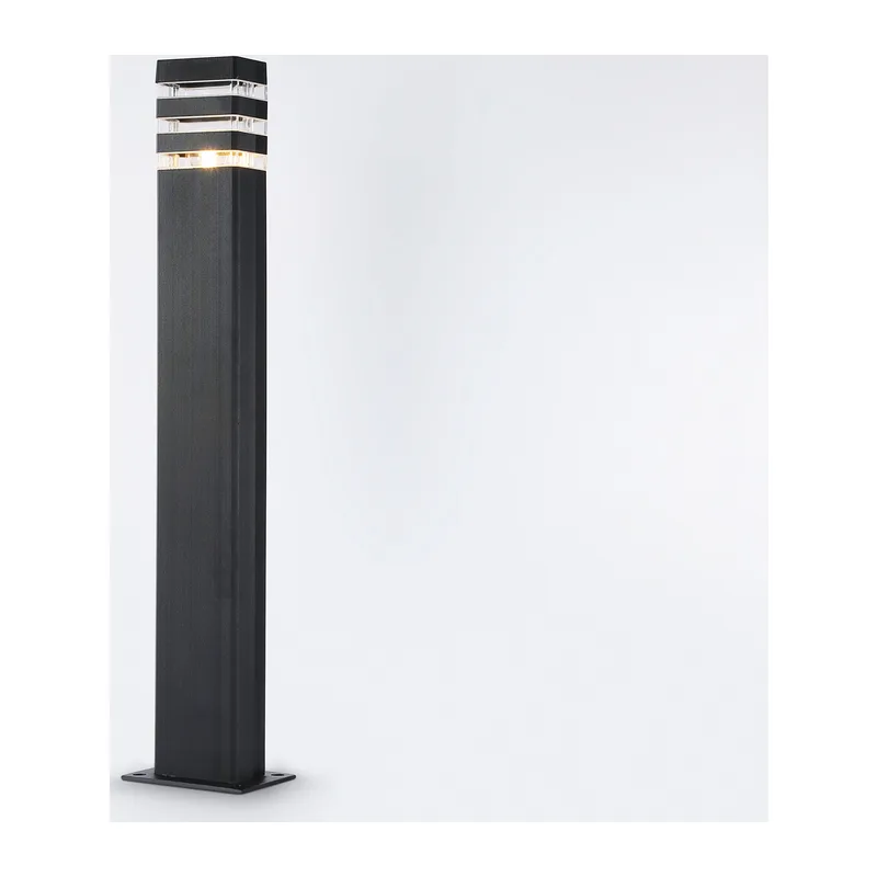 Уличный ландшафтный светильник E27*1 IP54 ST2588 BK/CL черный/прозрачный IP54 E27 max 40W 110*65*800 Ambrella Light 8