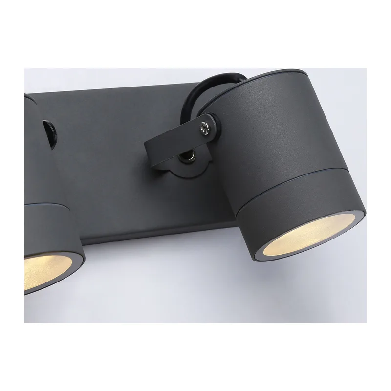 Уличный настенный светильник GU10*2 IP54 ST3887/2 GR серый IP54 GU10/2 max 35W 250*80*85 Ambrella Light 6