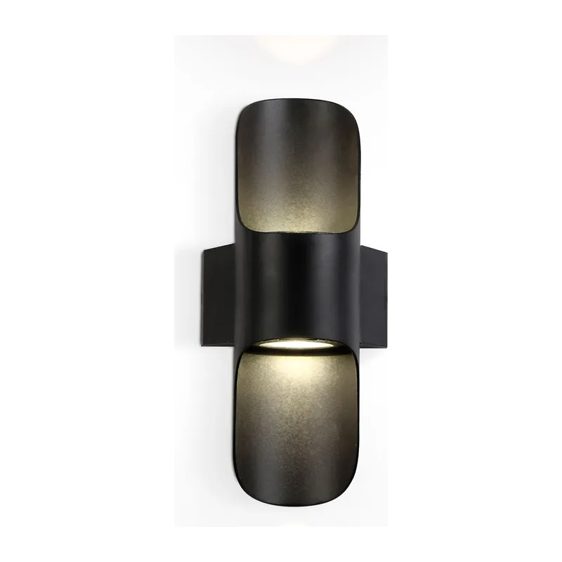 Уличный настенный светильник 4200K 8Вт IP54 ST4535 BK черный LED 4200K 8W IP54 220*66*100 Ambrella Light 5