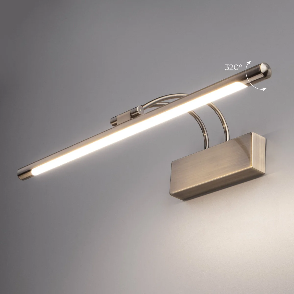 Настенный светодиодный светильник Simple LED бронза Simple LED 10W 1011 IP20 бронза Elektrostandard 2