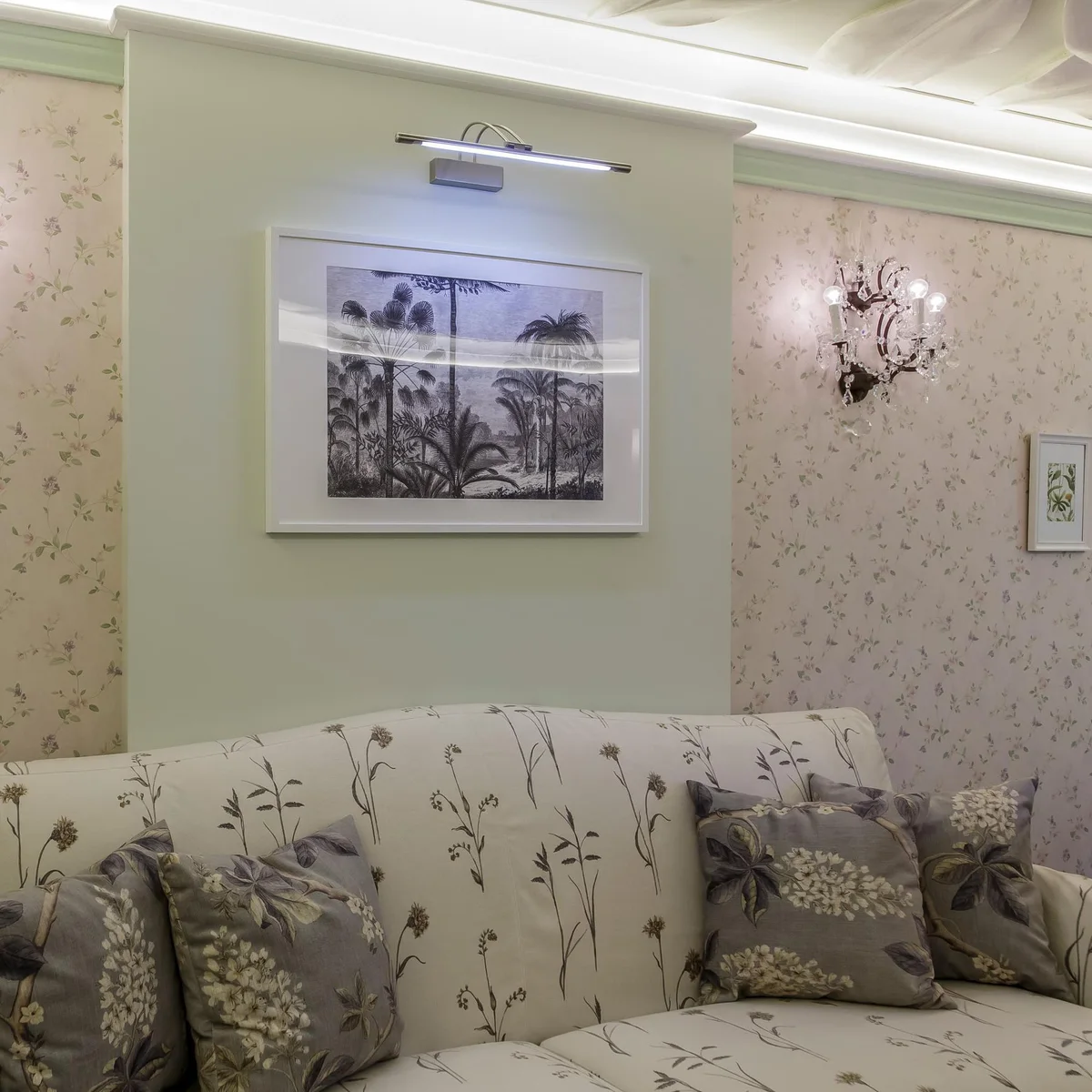 Настенный светодиодный светильник Simple LED никель Simple LED 10W 1011 IP20 никель Elektrostandard 3