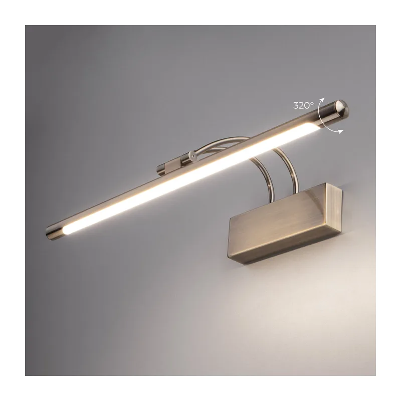 Настенный светодиодный светильник Simple LED никель Simple LED 10W 1011 IP20 никель Elektrostandard 2