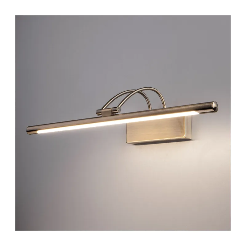 Настенный светодиодный светильник Simple LED никель Simple LED 10W 1011 IP20 никель Elektrostandard