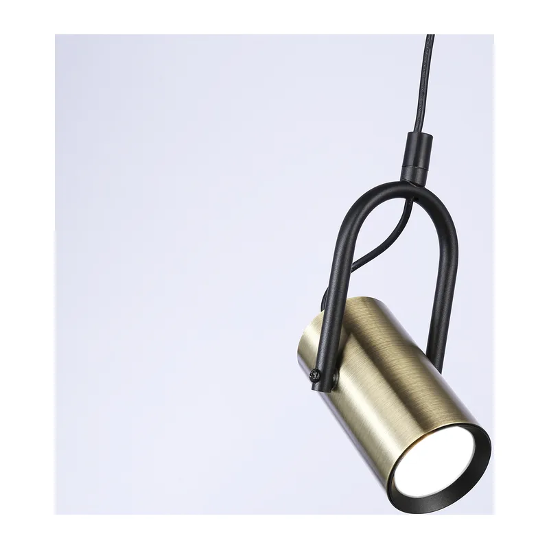 Подвесной светильник 1*GU10 TA13198 BK/SB черный/бронза GU10 max 12W D55*L100*H1200 Ambrella Light 7