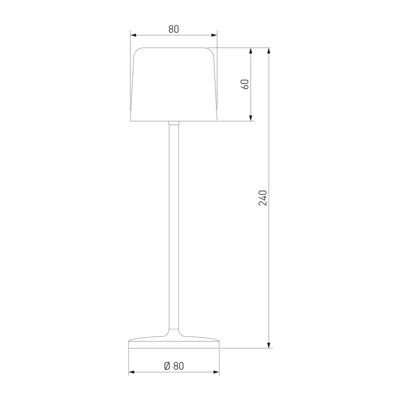 Компактный светодиодный настольный светильник Bitty чёрный IP54 TL70260 Elektrostandard 5