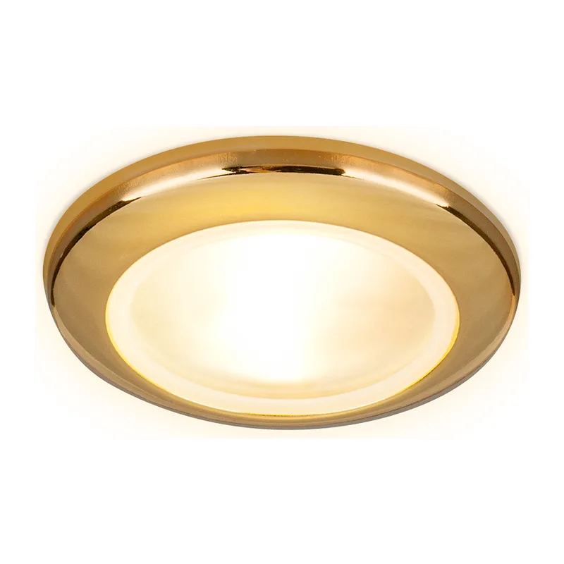 Встраиваемый точечный светильник 1*GU5.3 IP44 TN110 GD золото GU5.3 D92*35 Ambrella Light 3