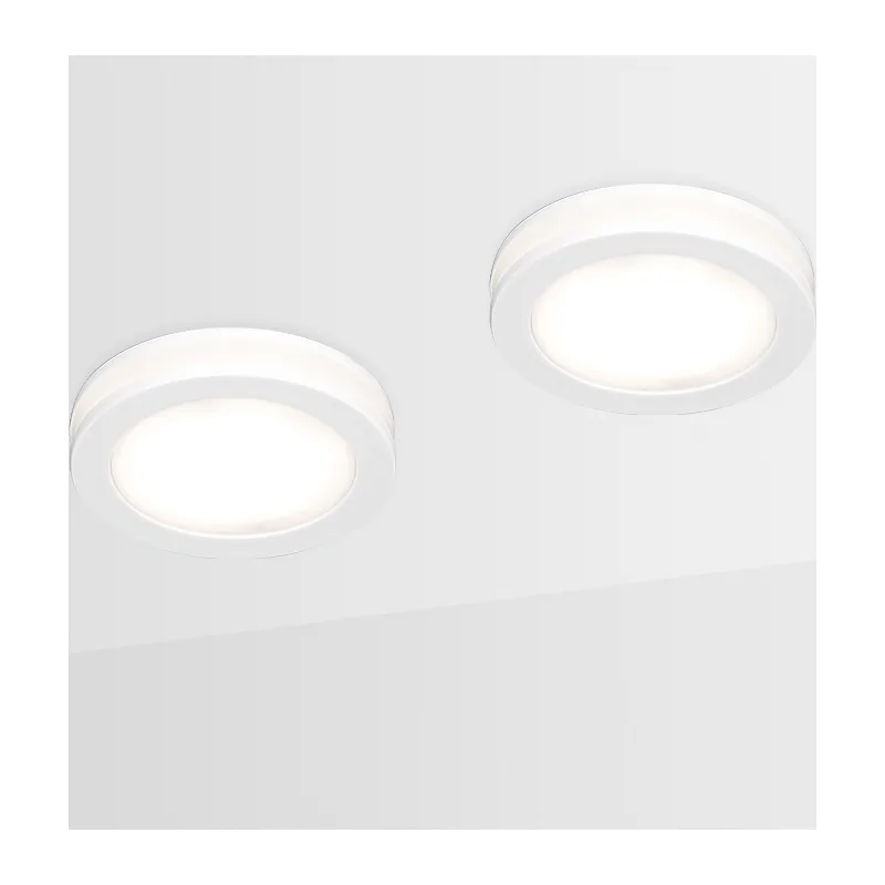 Встраиваемый точечный светильник 4200K 7Вт TN140 WH белый LED 4200K 7W D80*30 Ambrella Light 6