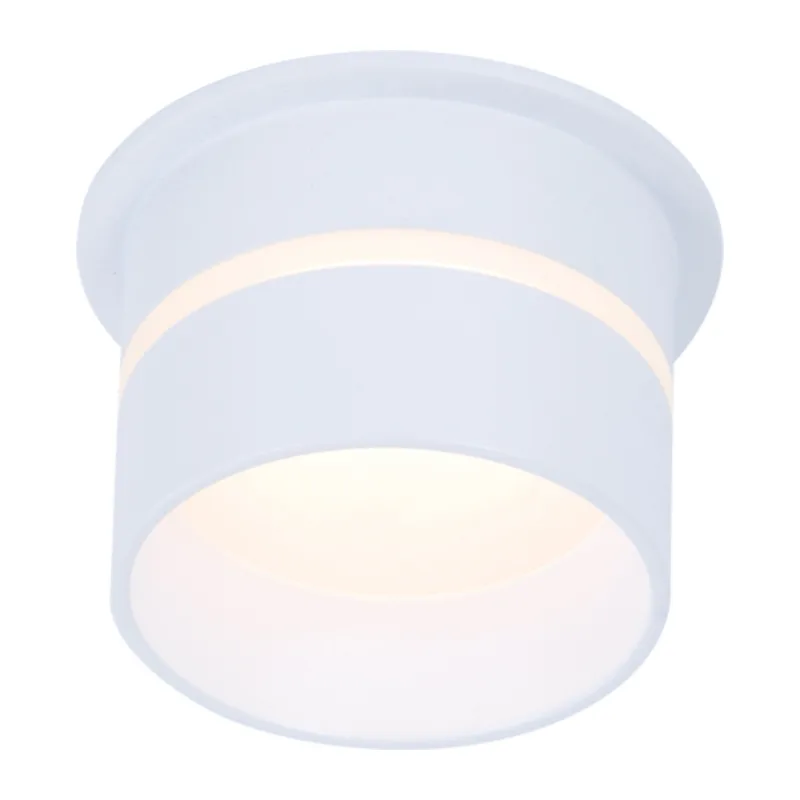 Встраиваемый точечный светильник 1*GU5.3 TN195 WH/S белый/песок GU5.3 D70*60 Ambrella Light 9