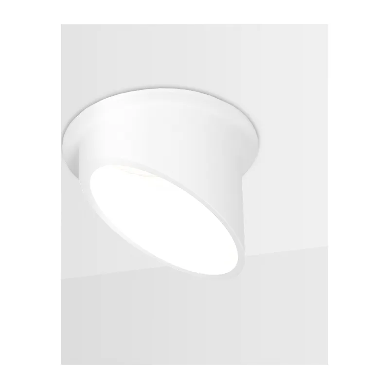 Встраиваемый точечный светильник 1*GU5.3 TN205 WH/S белый/песок GU5.3 D68*75 Ambrella Light 5