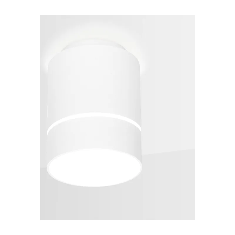 Накладной точечный светильник 4200K 7Вт TN255 WH/S белый/песок LED 4200K 7W D80*110 Ambrella Light 5