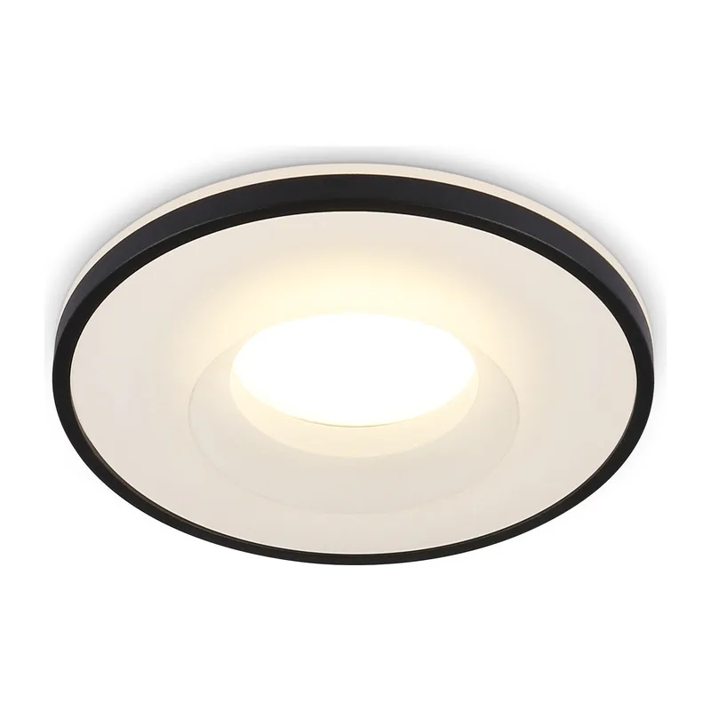 Встраиваемый точечный светильник 1*GU5.3 TN3201 BK черный GU5.3 D92*32 Ambrella Light 7