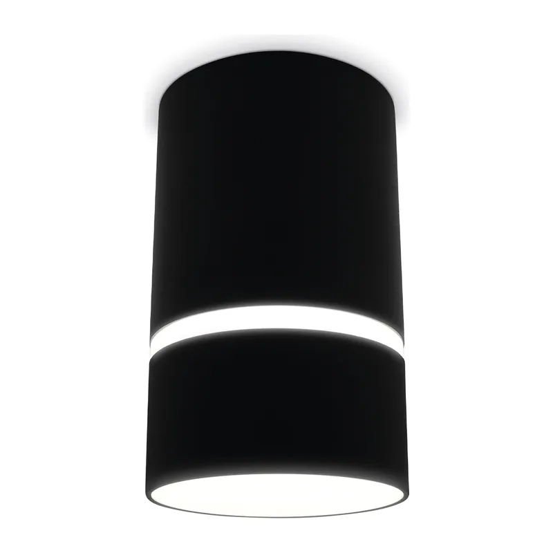 Накладной точечный светильник 1*GU5.3 TN3412 SBK черный песок GU5.3 D65*105 Ambrella Light 7