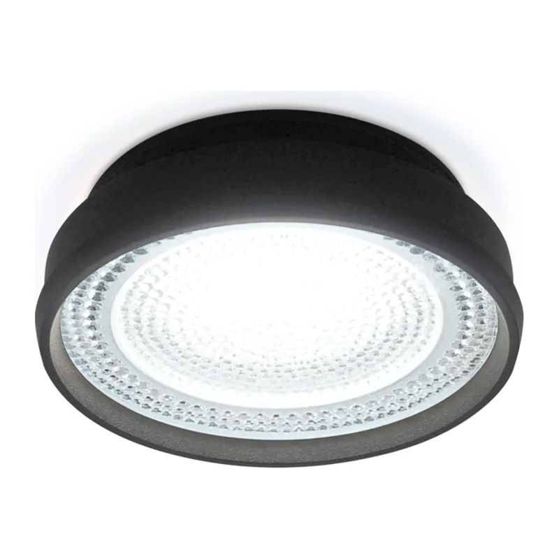 Встраиваемый точечный светильник 1*GU5.3 TN346 SBK черный песок GU5.3 D85*45 Ambrella Light 6