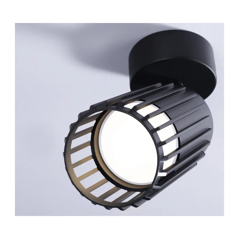 Настенно-потолочный поворотный светильник 1*GU10 TN51679 BK черный GU10 D60*120 Ambrella Light 7