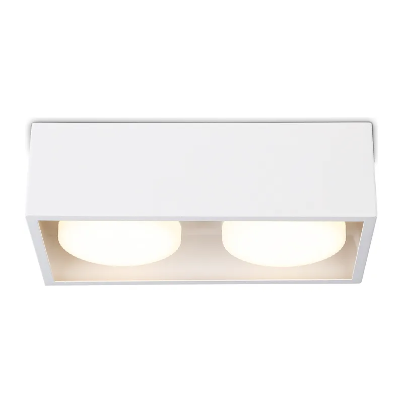 Накладной точечный светильник 2*GX53 TN70828/2 WH белый GX53/2 max 12W 200*100*60 Ambrella Light 6