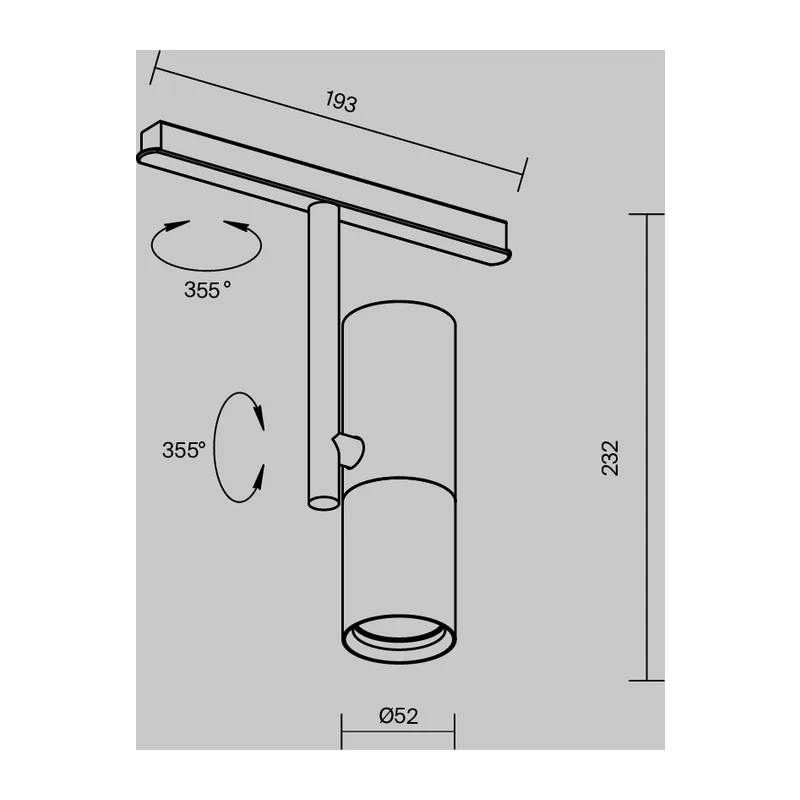 Трековый светильник Элти / Elti Exility 3000K 12Вт 36° Maytoni TR005-2-12W3K-BW 10