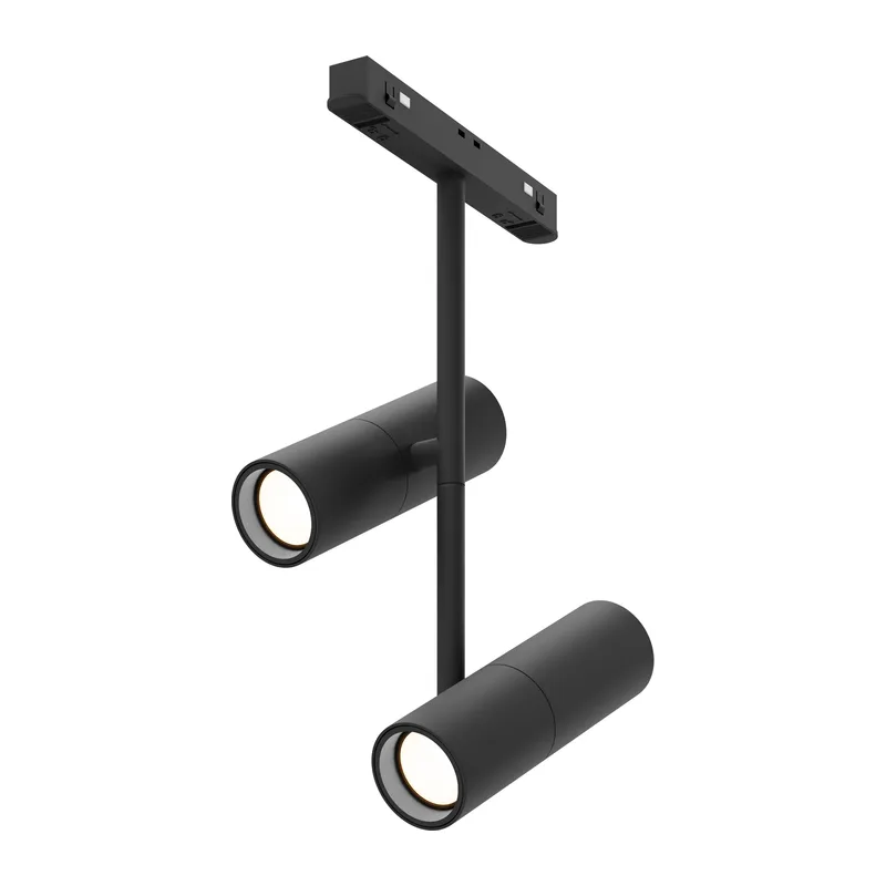 Трековый светильник Элти дуэт / Elti Duo Exility 3000K 24Вт 36° Maytoni TR005-2-2X12W3K-B