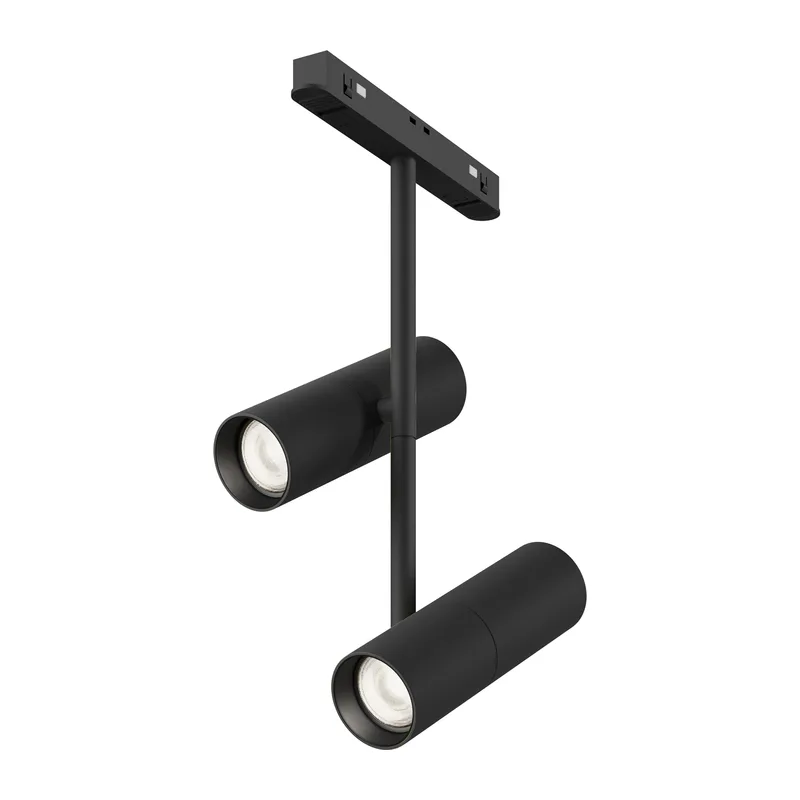 Трековый светильник Элти дуэт / Elti Duo Exility 4000K 24Вт 36° Maytoni TR005-2-2X12W4K-B